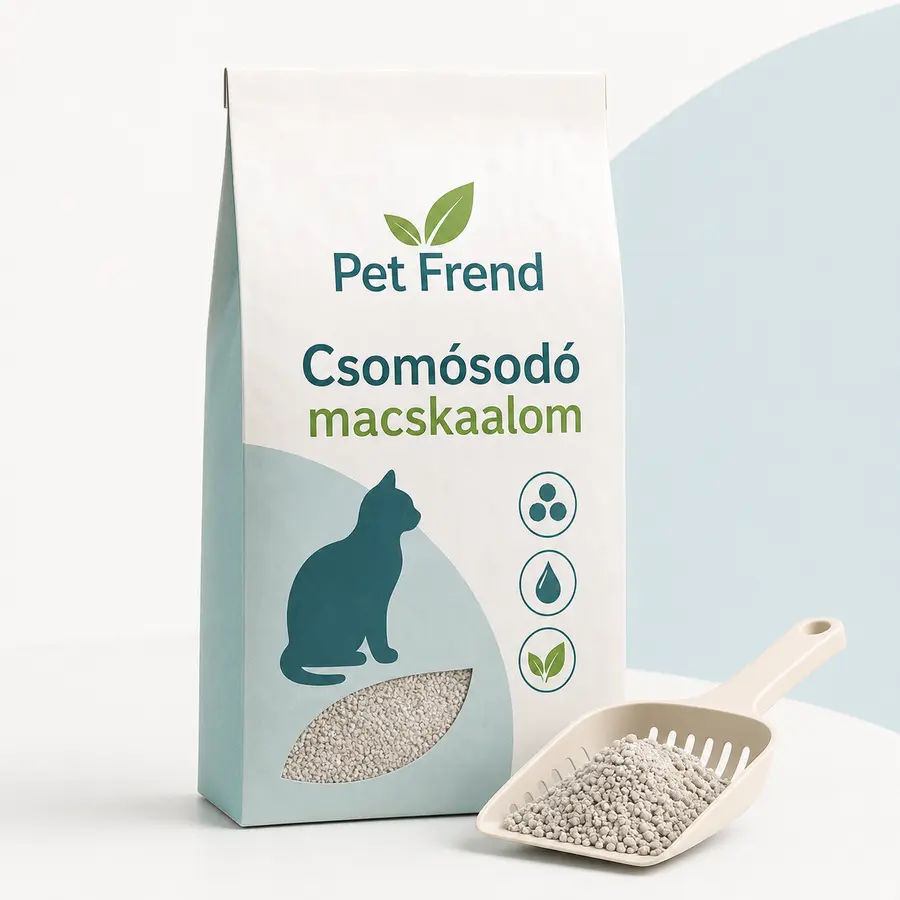 Pet Frend csomósodó macskaalom csomagolás alomlapáttal